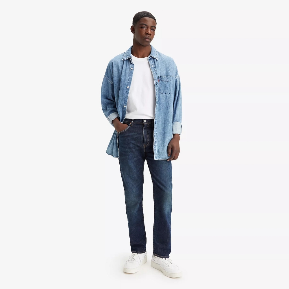 Levi's jeans 502 31x34 blue taper fit  Darker wash premium Preppy Normcore